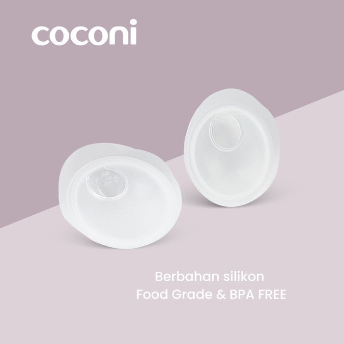 COCONI Breast Milk Collector Shell 2 Pcs | Penampung ASI Silikon 2 Pcs