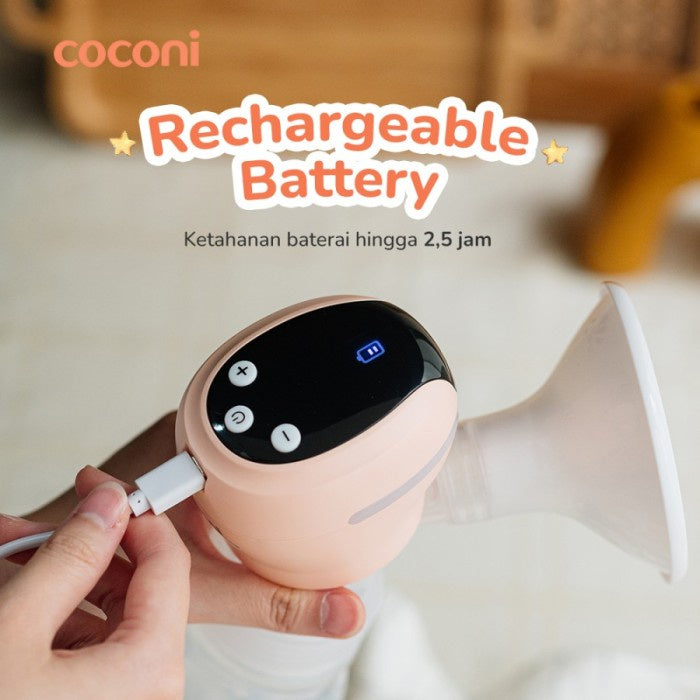 COCONI Portable Electric Breastpump Pompa Asi Portable Handsfree