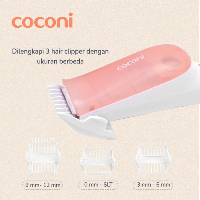 Coconi No Mess Vacuum Baby Hair Clipper | Pemangkas Rambut Vakum