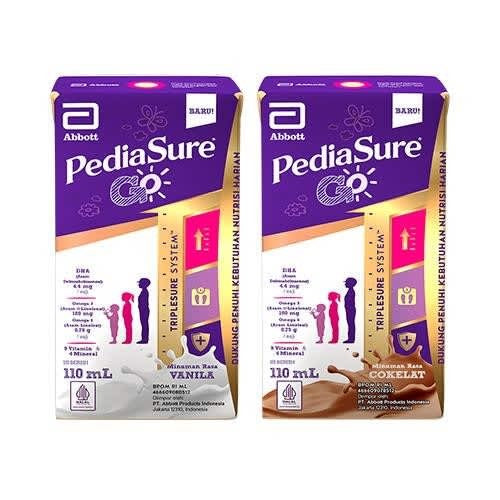 Pediasure Go Susu UHT 110ml (Coklat/Vanila) Ready to drink