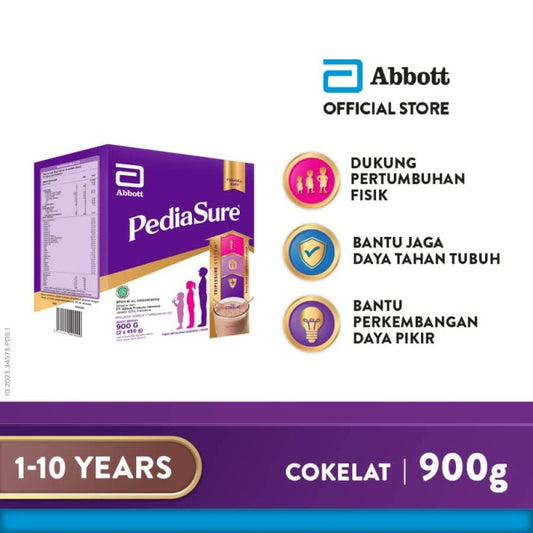 Pediasure Cokelat 2x450g 900 g (1-10th) - Susu Pertumbuhan Anak