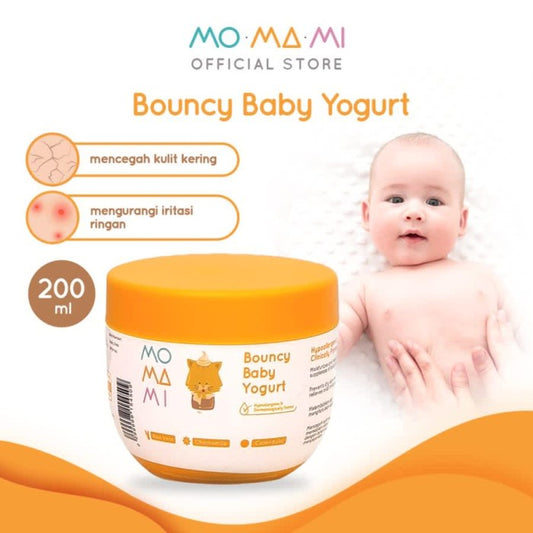 Momami Bouncy Baby Yogurt 200ml Lotion Body Bayi