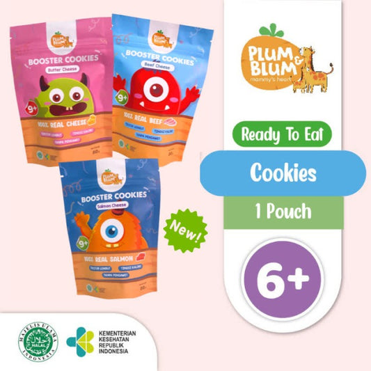 Plumandblum Baby Cookies BB Booster Snack Sapi Keju
