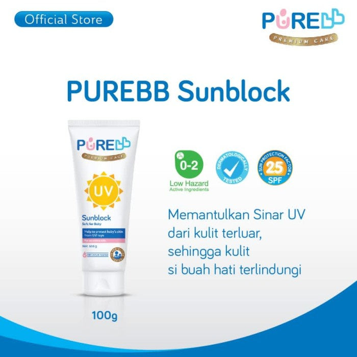 Purebb Sunblock 100gr UV Sun Protection