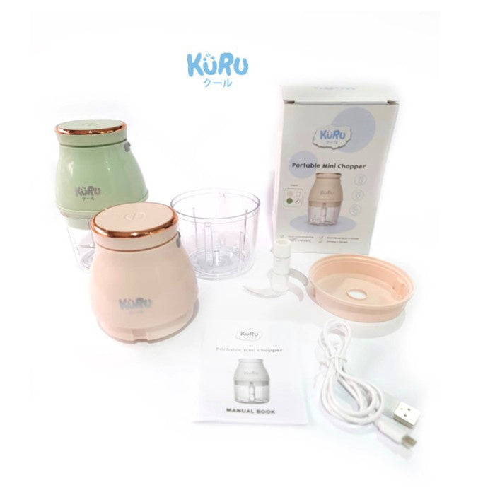 KURU FC2001 Electric Food Chopper Blender Makanan Bayi MPASI Elektrik