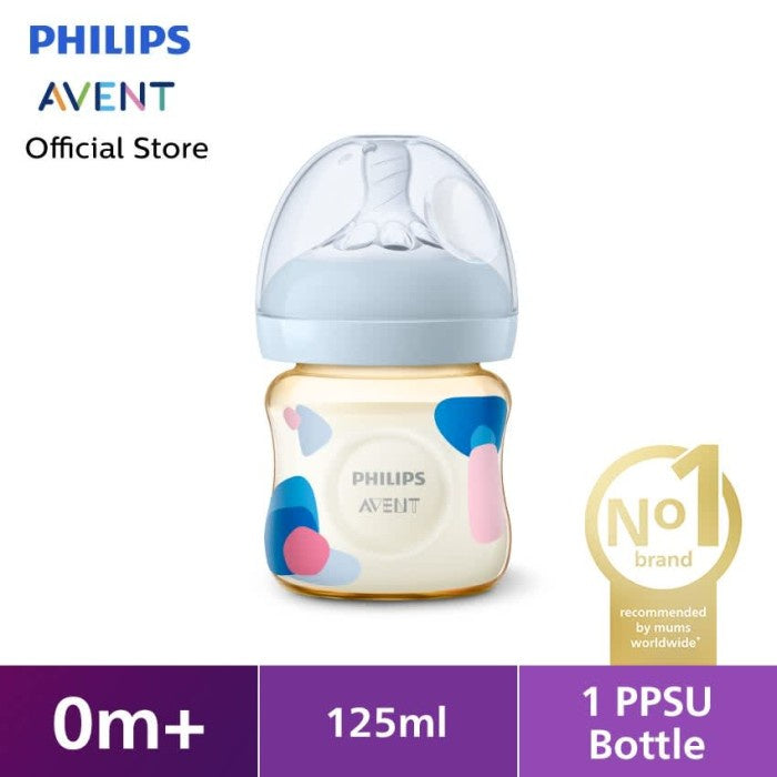 Philips Avent Natural PPSU Bottle 0M+ 125ml SCF581/10 Botol Bayi