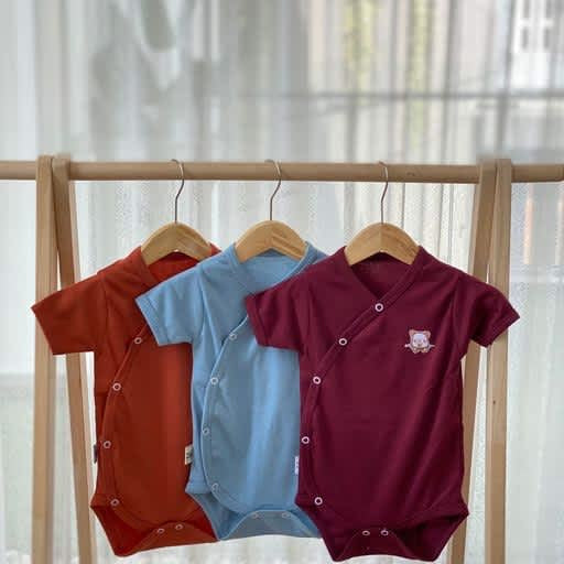 Cocopop Baby COCO Kimono Jumper ( Baju Polos Kaos Katun Bayi Cotton