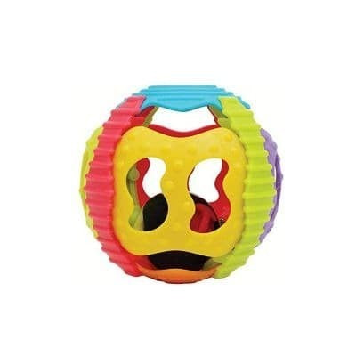 Playgro Shake Rattle Roll Ball Mainan Bayi Bola Warna Gigit