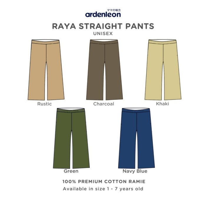 ARDENLEON Celana Anak Raya Straight Pants Celana Panjang Laki