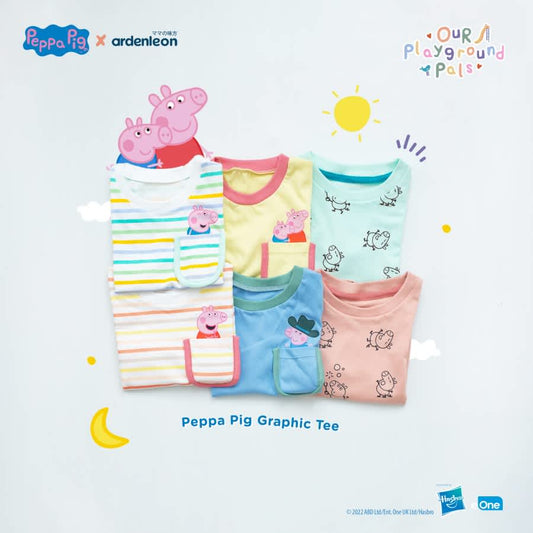 ARDENLEON Peppa Pig Kaos Anak Graphic Tee