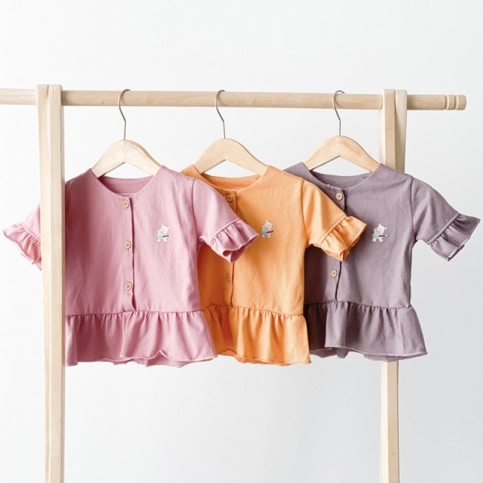 Cocopop Baby Olivia Shirt ( Baju Polos Kaos Katun Bayi Cotton Stelan