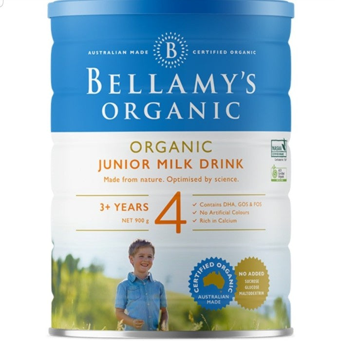 BELLAMYS SUSU ANAK ORGANIK STEP 4 DIATAS 3 TAHUN SUSU FORMULA 900 G