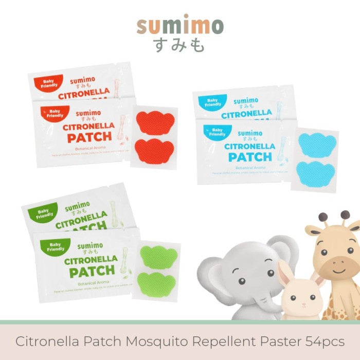 Sticker Anti Nyamuk SUMIMO (DEET Free) Mosquito Paster isi 54