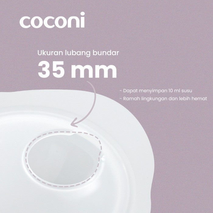 COCONI Breast Milk Collector Shell 2 Pcs | Penampung ASI Silikon 2 Pcs