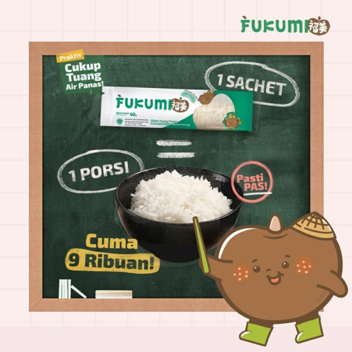 FUKUMI Beras Porang Box Sachet - Shirataki/Konjac Rice