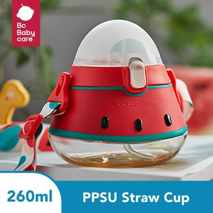 BC BABYCARE WATERMELON BOTTLE SIPPY CUP PPSU BOTOL MINUM ANAK 260ML