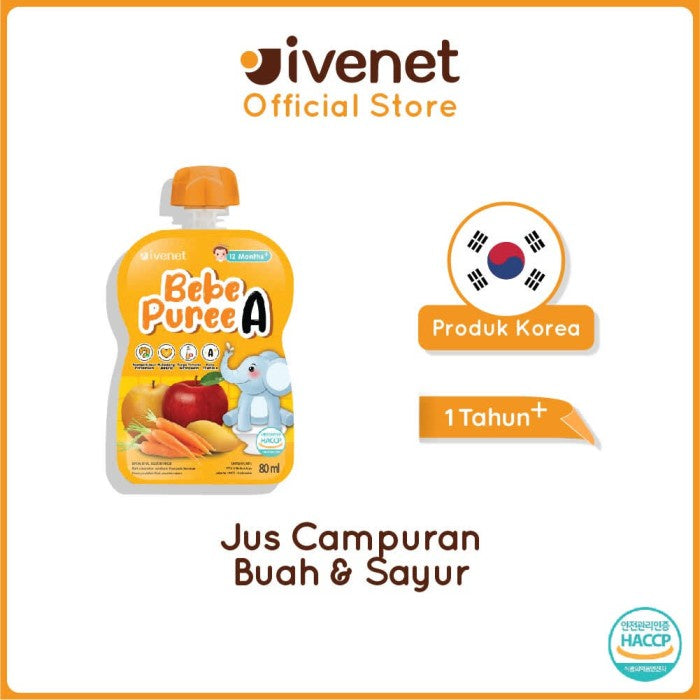 Ivenet Bebe Puree - Jus Buah Sehat Bayi dan Anak Vitamin