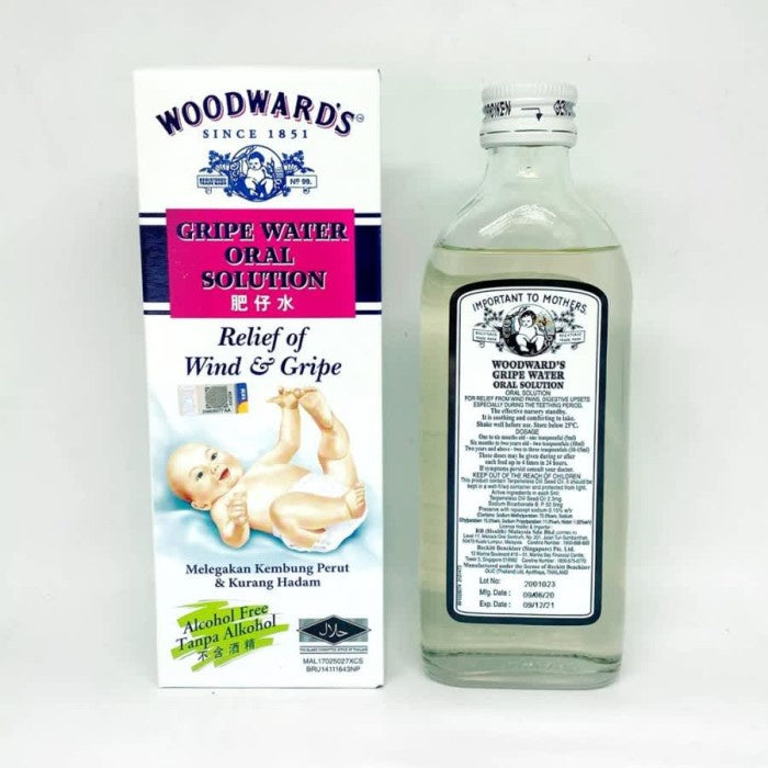 Woodwards Gripe Water 148ml / Pereda Nyeri & Demam Saat Tumbuh Gigi