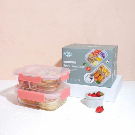 Little Dimple Split Lunch Box 3 Grid Kotak Makan Anak Bekal