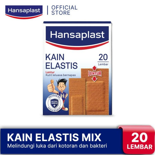 Hansaplast Kain Elastis 20's - Plester Lentur Kulit Mudah Bernapas