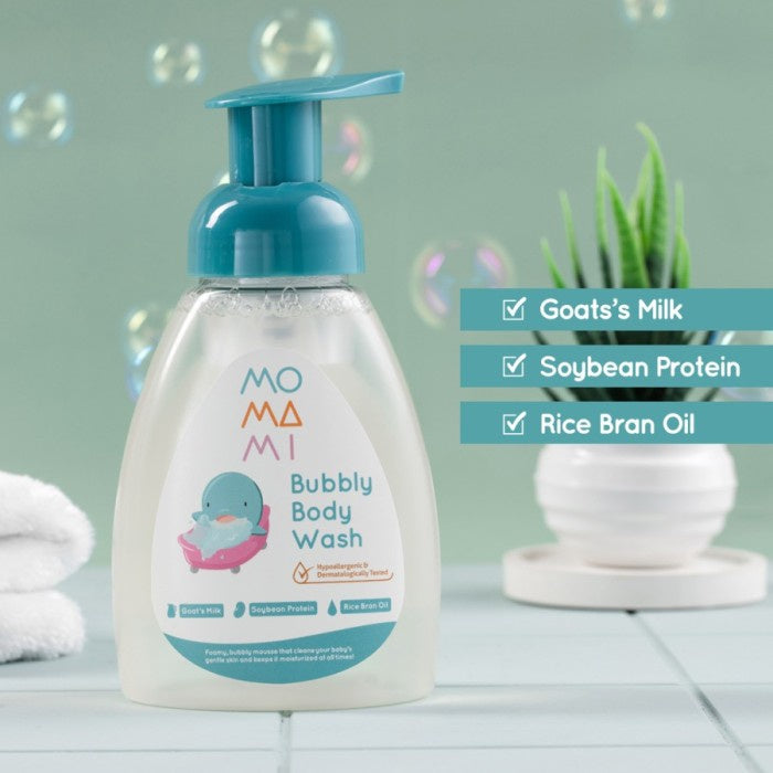 Momami Bubbly Body Wash 250ml Shower Foam Bayi