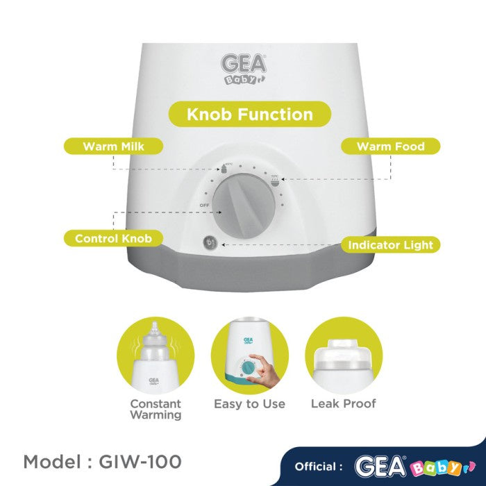 GEA Baby Instant Bottle Warmer GIW-100 / penghangat botol susu / mpas