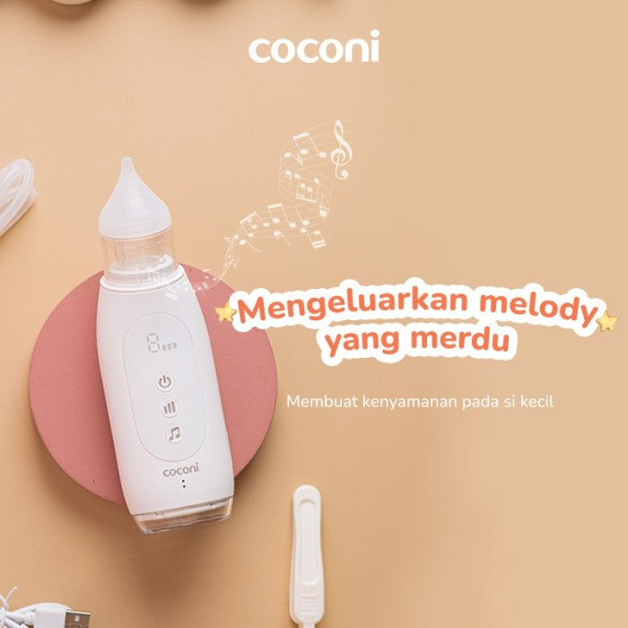 COCONI Baby Electric Nasal Aspirator | Alat Penyedot Ingus Bayi