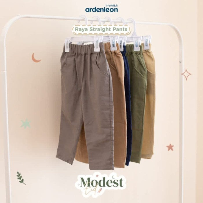 ARDENLEON Celana Anak Raya Straight Pants Celana Panjang Laki