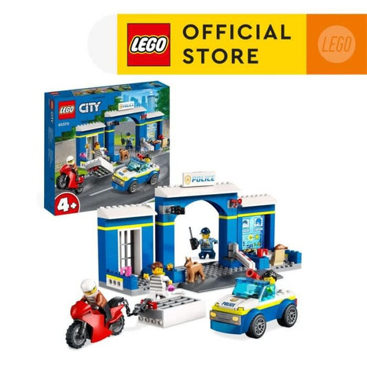 LEGO City 60370 Police Station Chase Building Toy Set (172 Pieces)