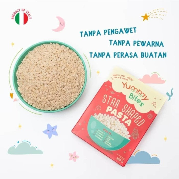 Yummy Bites Star Shaped Pasta 250gr