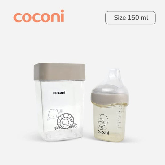 COCONI Triangle Feeding Bottle PPSU 150ml 150 | Botol Dot PPSU