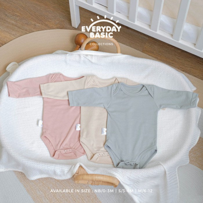 KIKI PUP - Long Sleeve Bodysuit - Jumper/Playsuit/terusan polos