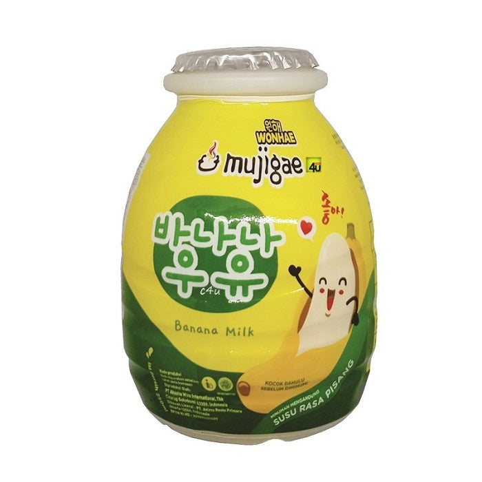 Mujigae BANANA MILK - Minuman Susu Berperisa Pisang - 250ml