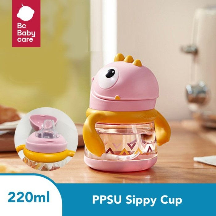 BC BABYCARE T-REX SIPPY CUP STRAW BOTOL MINUM SEDOTAN ANAK BAYI 220ml