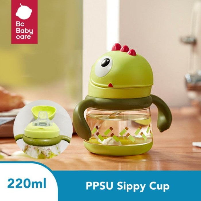 BC BABYCARE T-REX SIPPY CUP STRAW BOTOL MINUM SEDOTAN ANAK BAYI 220ml