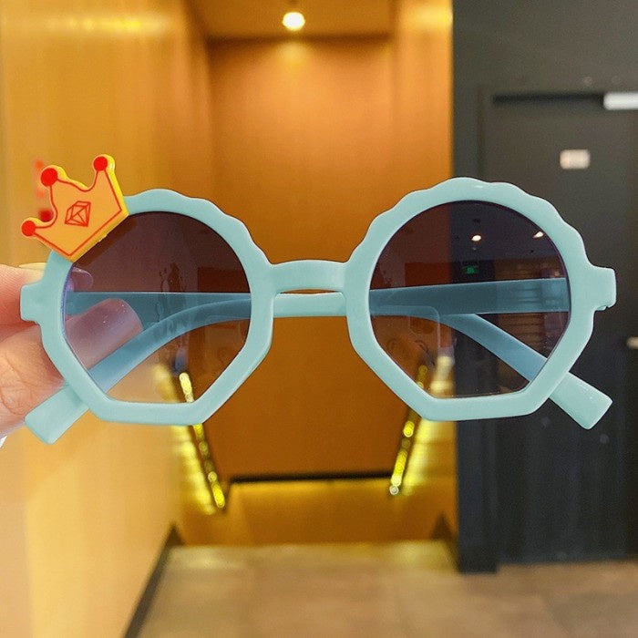 Kacamata Anak New Trend 6620 Fashion Anak Terbaru Bulat Crown
