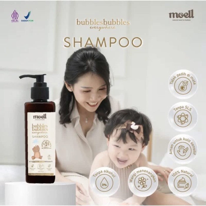 MOELL Shampoo Bubbles / Shampoo Bayi / MOELL bubbles everywhere