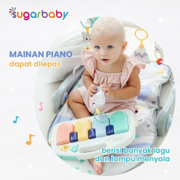Sugarbaby 2in1 Baby Walker& Playmat/Push Walker/Alat Bantu Jalan Anak
