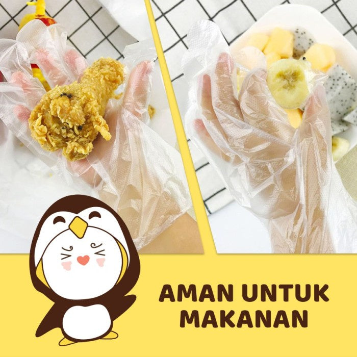 Bagus PiPi Sarung Tangan Plastik Anak 15 µ 50 pcs