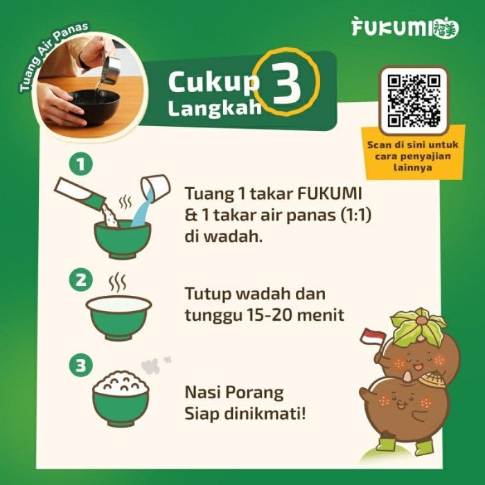 FUKUMI Beras Porang Box Sachet - Shirataki/Konjac Rice