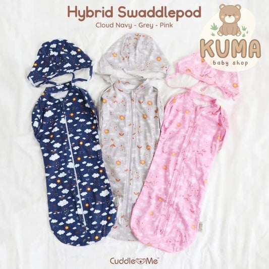 BEDONG BAYI-BEDONG INSTANT BAYI RESLETING-CUDDLEME HYBRID SWADDLEPOD