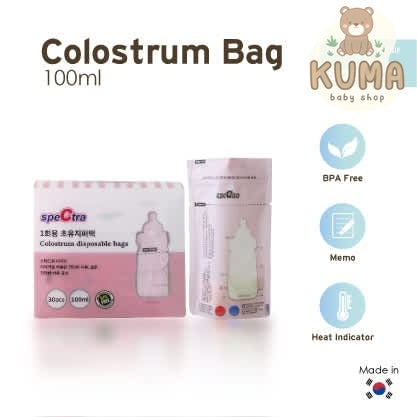 Spectra Disposable Colostrum Bags 100Ml