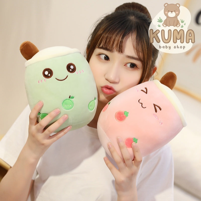 Boneka Gelas Boba Smile 24Cm