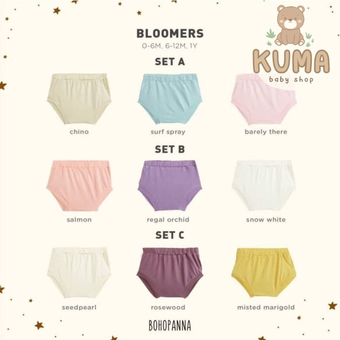 BOHOPANNA - BLOOMERS SET OF THREE - Celana dalam anak perempuan