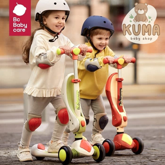 BC BABYCARE MAINAN SKUTER LIPAT ANAK RODA 3 OTOPED BALANCE SCOOTER