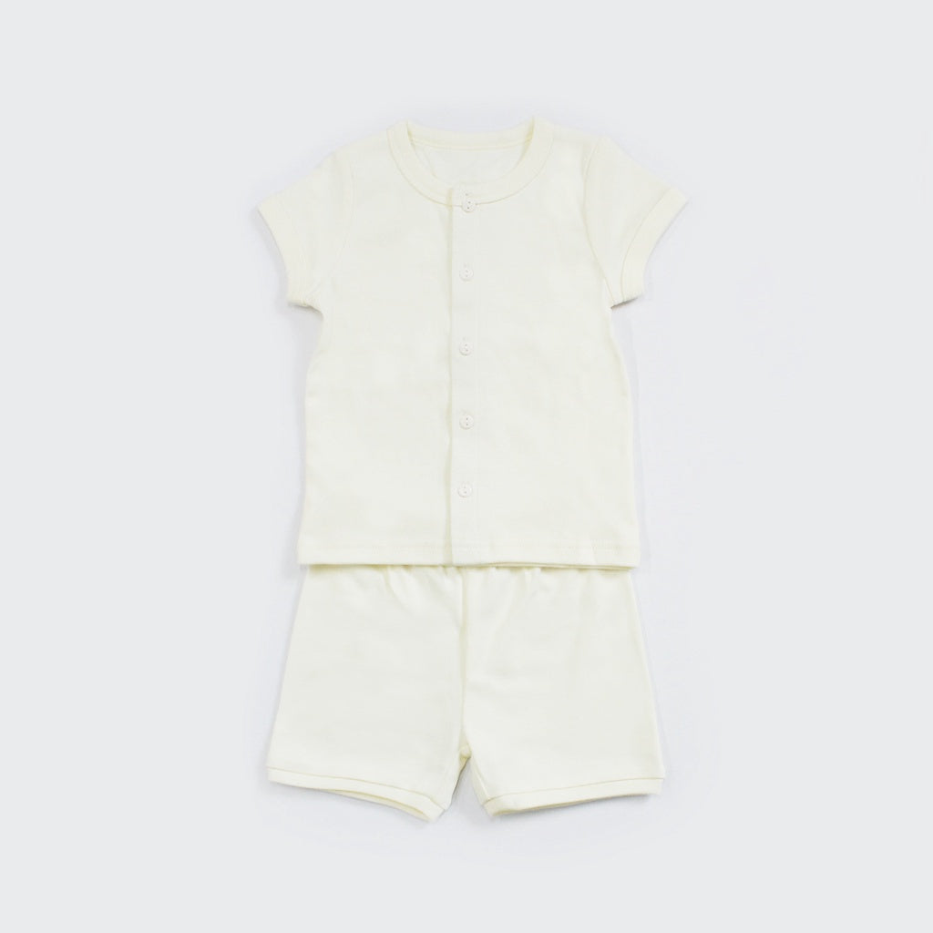 Setelan Pendek Baju Bayi / I Am Cotton Short Basic Set Pastel Series