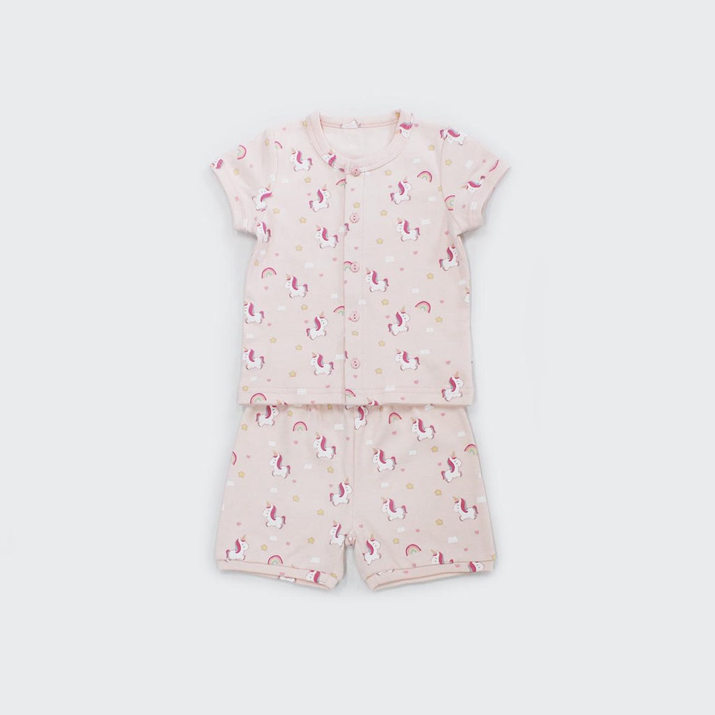 Setelan Pendek Baju Bayi / I Am Cotton Short Basic Set Animal Series