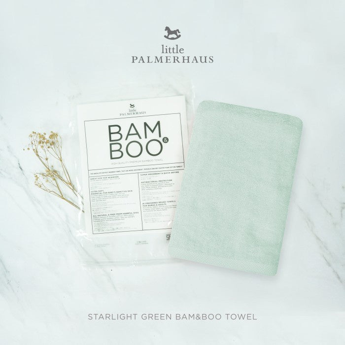 Little Palmerhaus -  Handuk Bam & Boo Bamboo Towel 8.0 Mandi Anak Bayi
