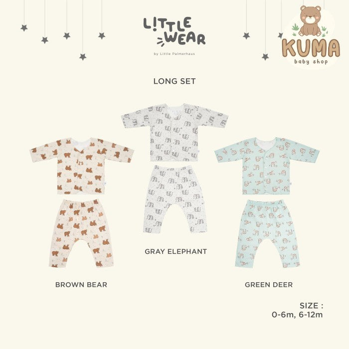 Baju Bayi - Little Palmerhaus Little Wear Long Set 17.0 Panjang