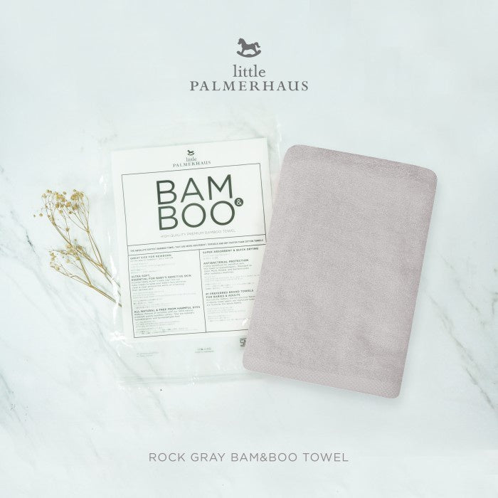 Little Palmerhaus -  Handuk Bam & Boo Bamboo Towel 8.0 Mandi Anak Bayi